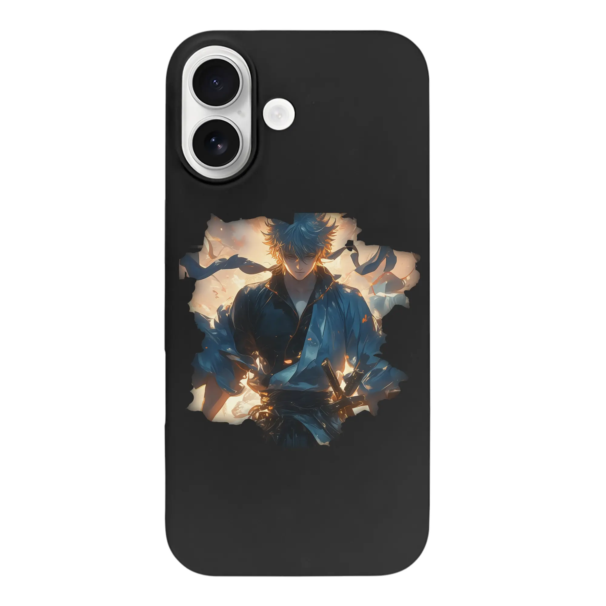 銀魂 グッズ 坂田 銀時 - iPhone 17 シリーズ シリコンケース 薄型 耐衝撃 指紋防止 ソフトタッチカバー 精密フィット 傷防止 保護ケース iPhone 17/17 Air/17 Pro/17 Pro Max 対応